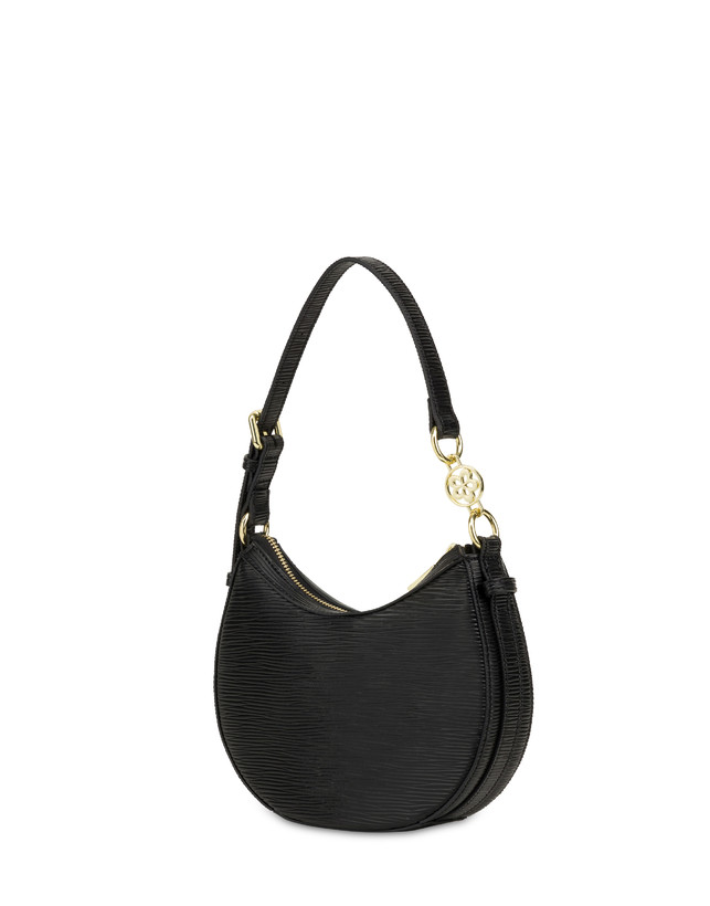 Pollini Hobo Bag Mini Ibis Nero Vendita Economica