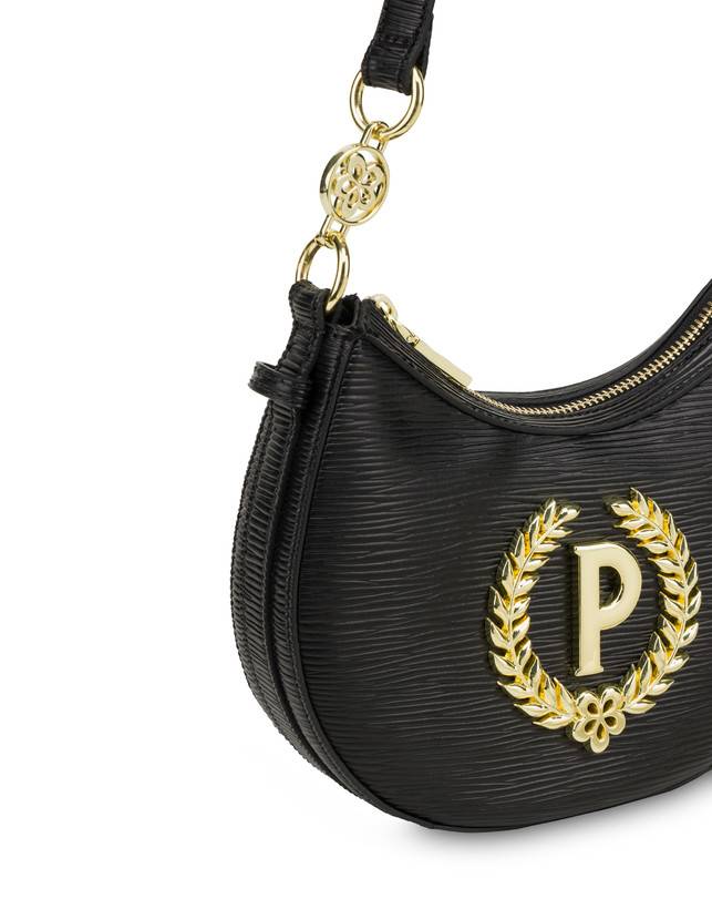 Pollini Hobo Bag Mini Ibis Nero Vendita Economica