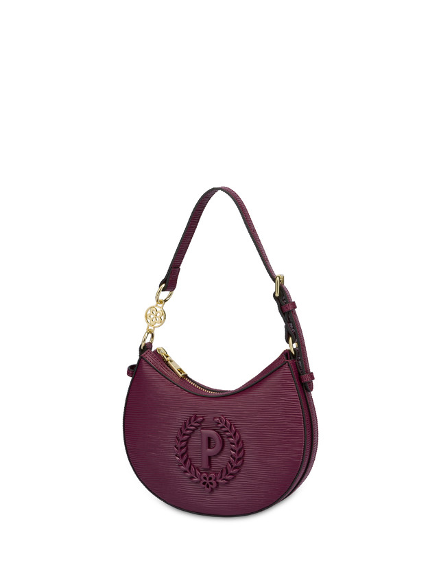 Pollini Hobo Bag Mini Ibis Burgundy Saldi Di Fabbrica