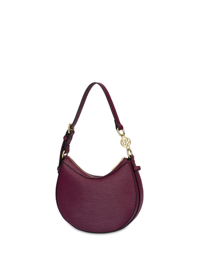 Pollini Hobo Bag Mini Ibis Burgundy Saldi Di Fabbrica