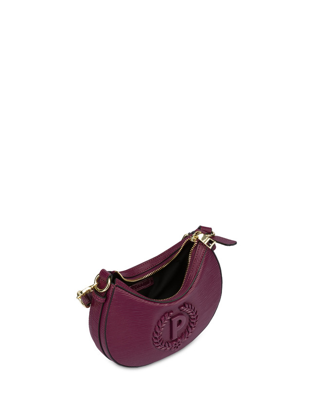 Pollini Hobo Bag Mini Ibis Burgundy Saldi Di Fabbrica