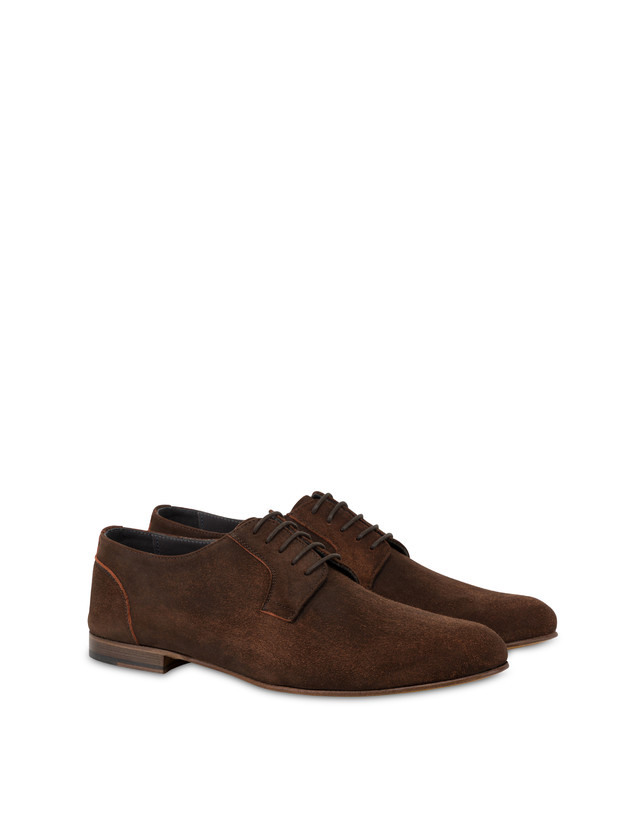 Pollini Derby In Scamosciato Flexy T.moro Qualità