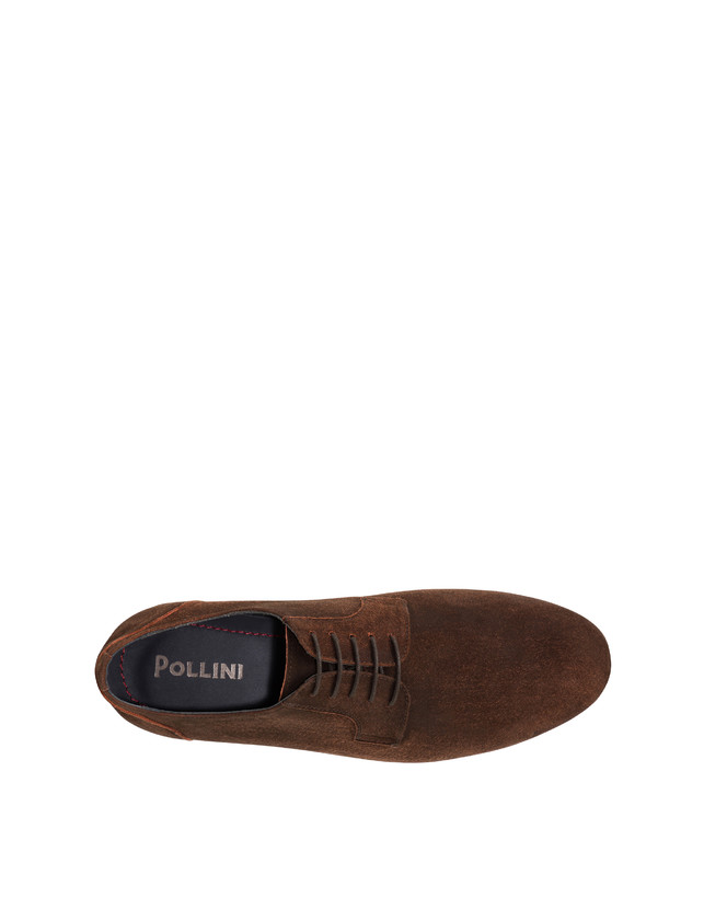 Pollini Derby In Scamosciato Flexy T.moro Qualità