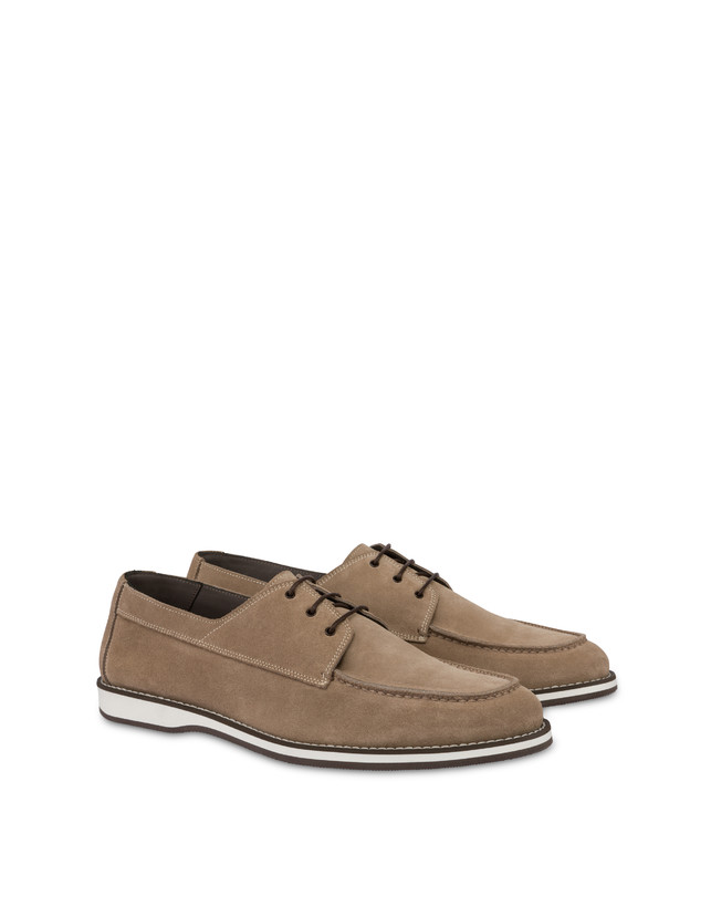 Pollini Derby In Crosta Green Field Beige Pezzi Unici
