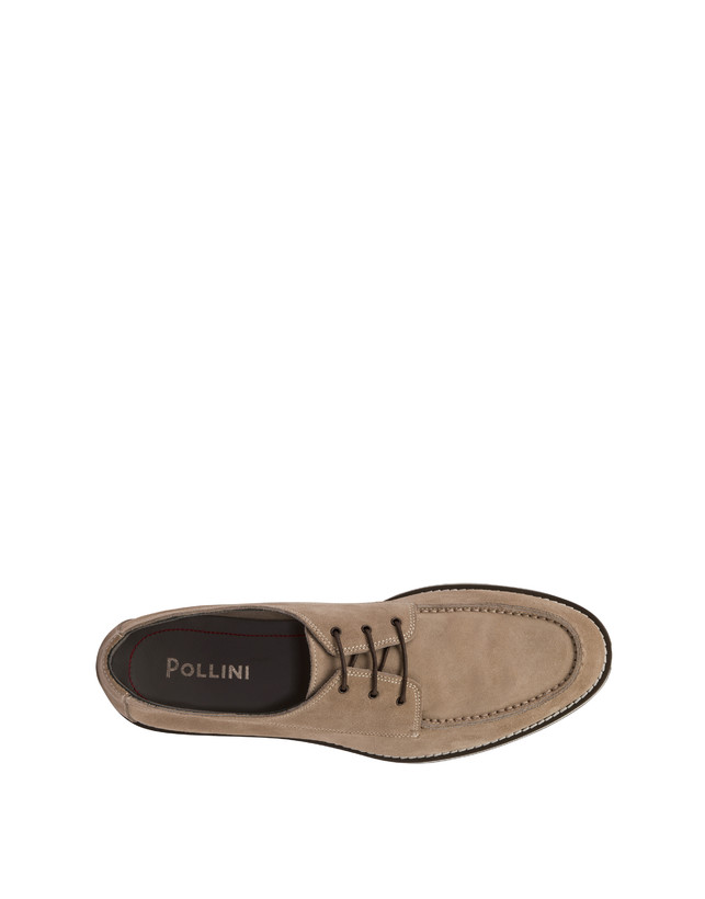 Pollini Derby In Crosta Green Field Beige Pezzi Unici