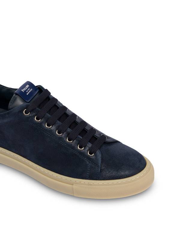 Pollini Sneakers In Crosta Tennis Club Blu Sconto