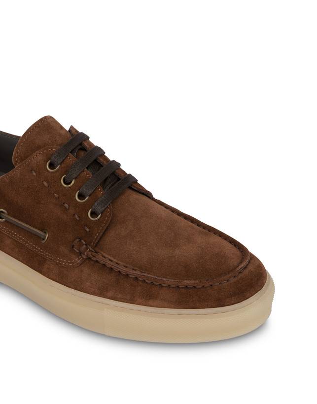 Pollini Scarpa Da Barca In Crosta Holiday Marrone Acquista Ora