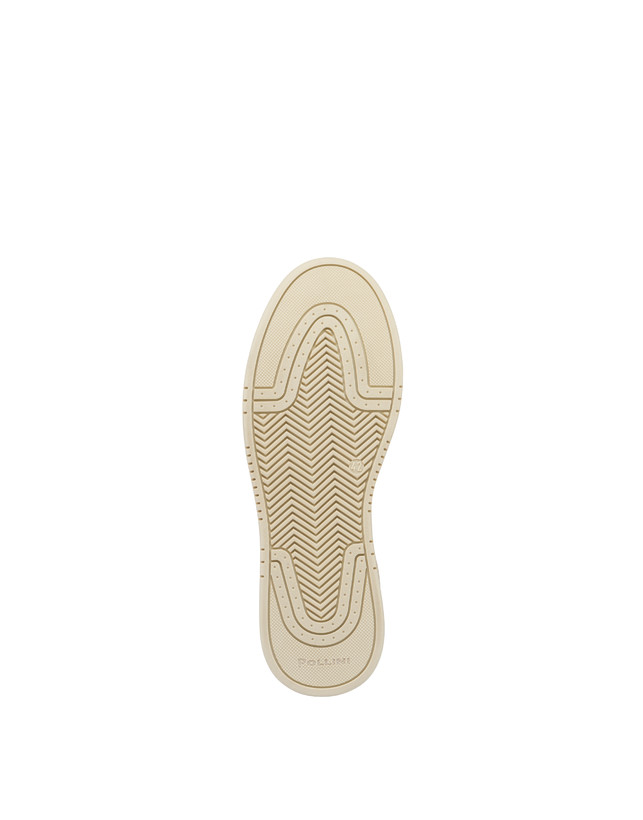 Pollini Sneakers In Vitello E Crosta Bourton Bianco/beige/senape/senape Promozione Limitata