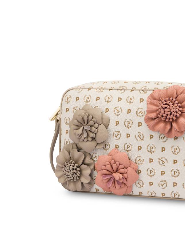 Pollini Camera Bag Piccola Heritage Flowers Avorio/ghiaccio Presa