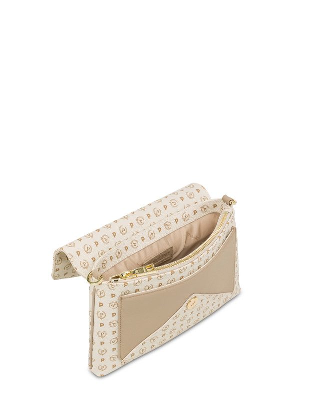 Pollini Borsa A Spalla Heritage Logo Classic Avorio/ghiaccio Economico