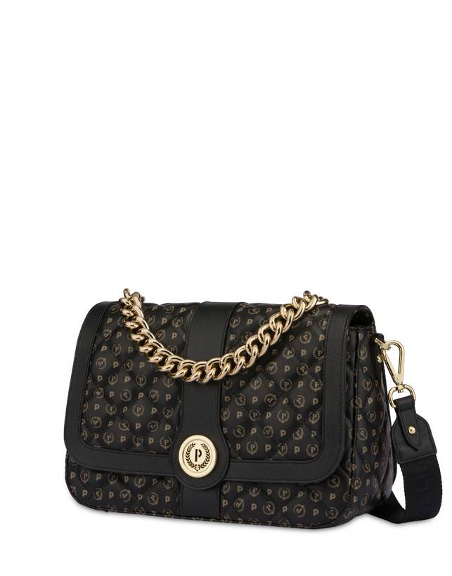 Pollini Borsa A Spalla Heritage Matelassé Nero/nero Saldi