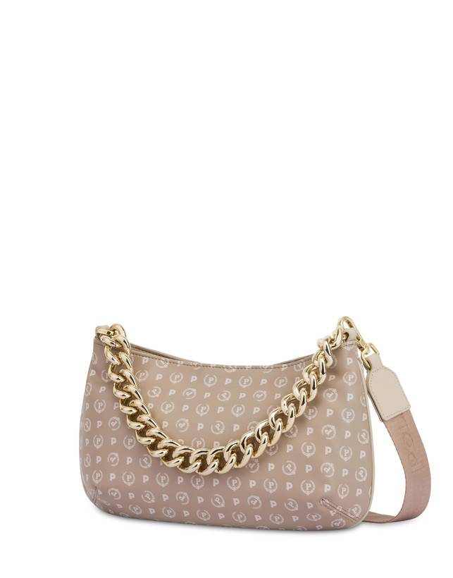 Pollini Borsa A Tracolla Con Catena Heritage Soft Touch Beige/avorio Offerta esclusiva