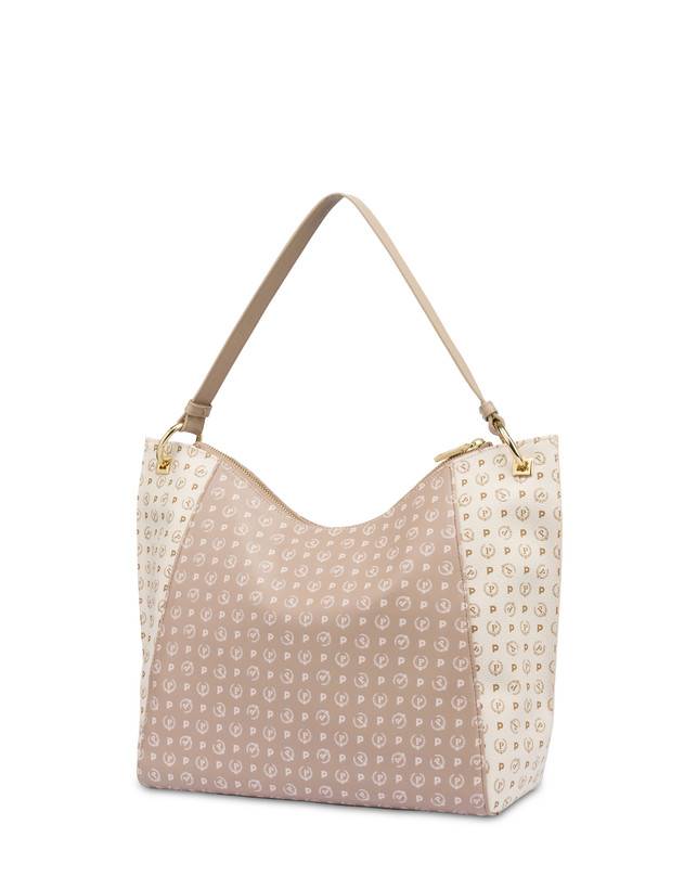 Pollini Tote Bag In Pvc Heritage Soft Touch Avorio/beige/ghiaccio Black Friday