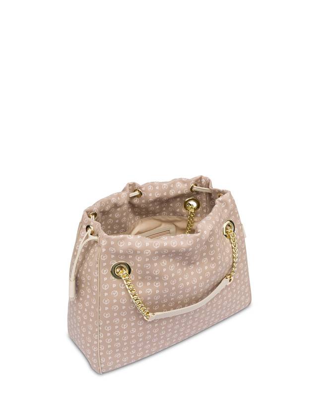 Pollini Borsa A Secchiello In Pvc Heritage Soft Touch Beige/avorio Offerta natalizia