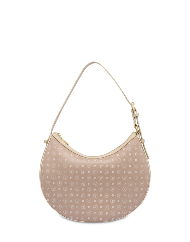 Pollini Hobo Bag In Pvc Heritage Soft Touch Avorio/beige/ghiaccio Offerta per la Festa della Mamma