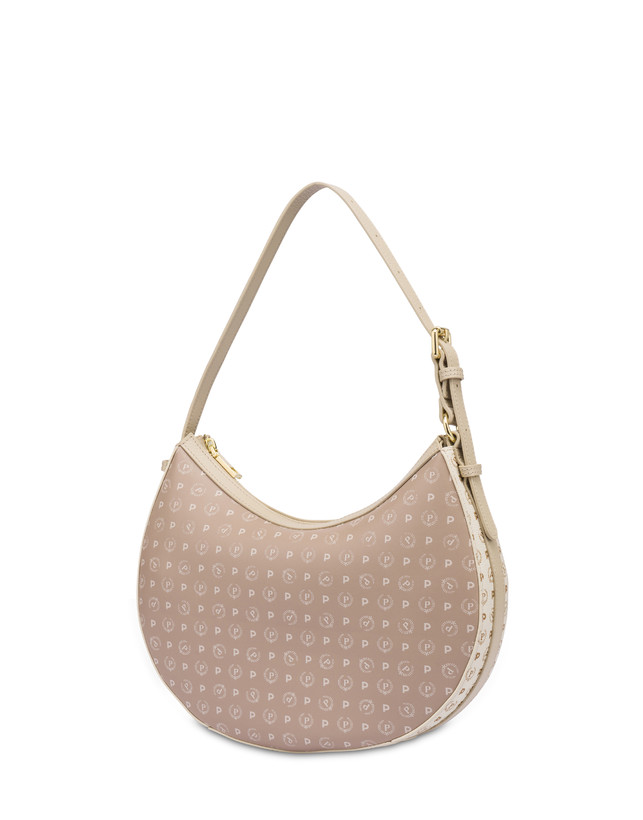 Pollini Hobo Bag In Pvc Heritage Soft Touch Avorio/beige/ghiaccio Offerta per la Festa della Mamma