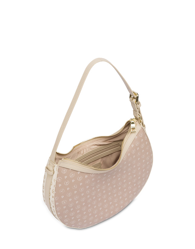 Pollini Hobo Bag In Pvc Heritage Soft Touch Avorio/beige/ghiaccio Offerta per la Festa della Mamma