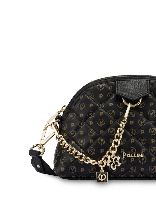 Pollini Borsa A Tracolla Heritage Matelassé Nero/nero Rilascio limitato