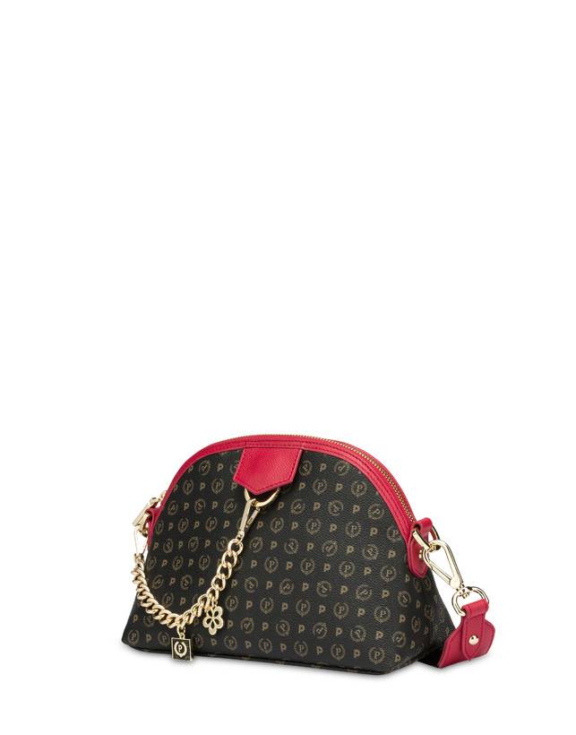 Pollini Borsa A Tracolla Heritage Logo Classic Nero/lacca Ultimi tre giorni
