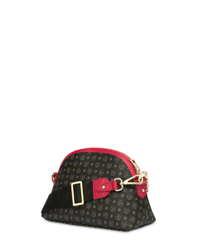 Pollini Borsa A Tracolla Heritage Logo Classic Nero/lacca Ultimi tre giorni