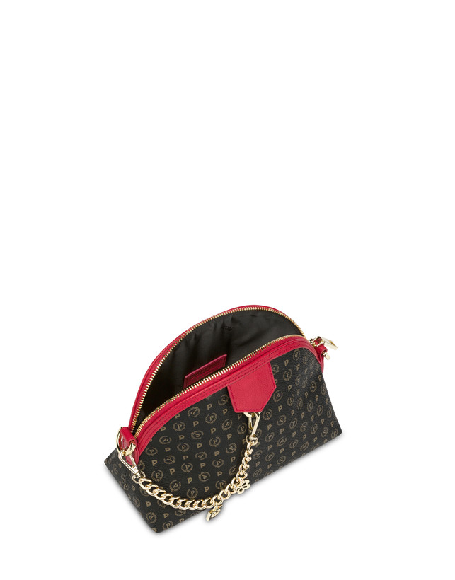 Pollini Borsa A Tracolla Heritage Logo Classic Nero/lacca Ultimi tre giorni