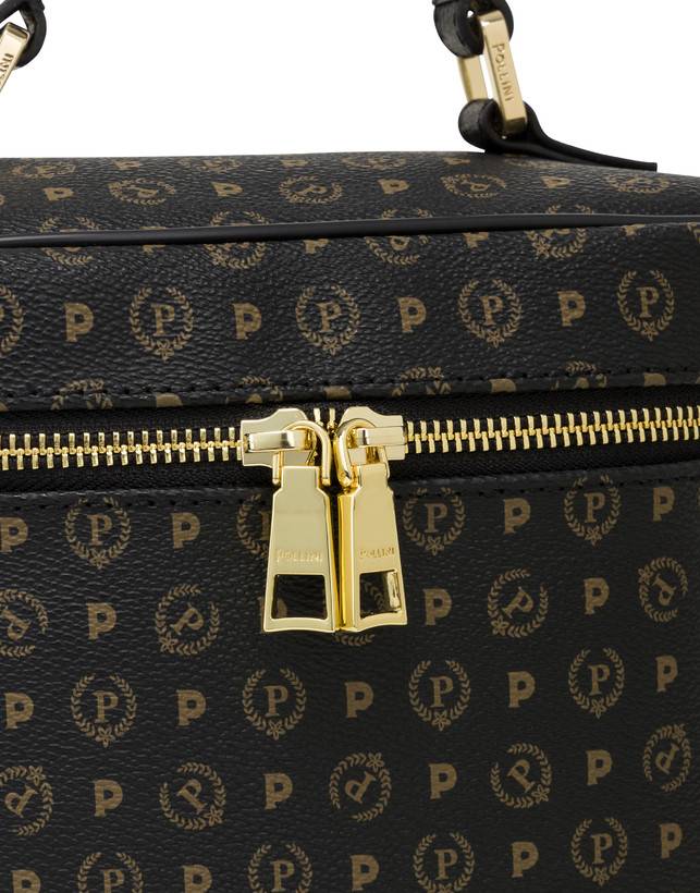Pollini Borsa Beauty Piccola Heritage Logo Classic Nero/nero Fino al 65% di sconto