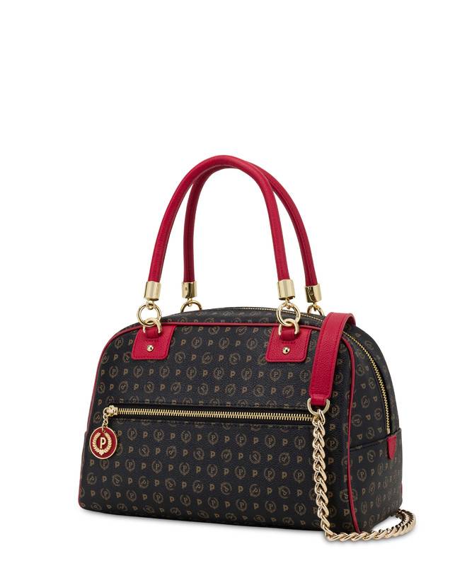 Pollini Bowling Bag Heritage Logo Classic Nero/lacca Fino al 55% di sconto