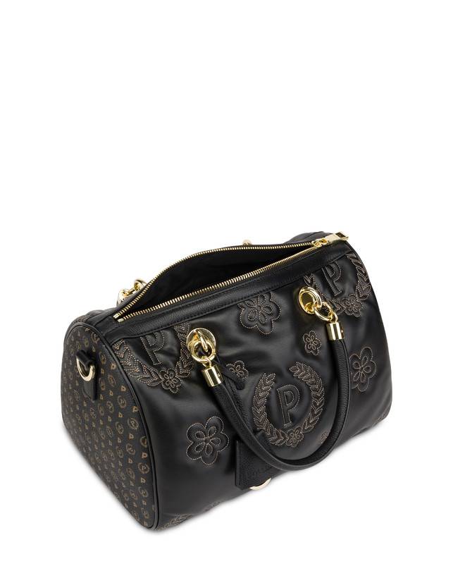 Pollini Borsa Bauletto Puffy Heritage Nero/nero/nero Enormi sconti