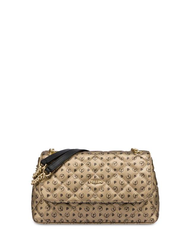 Pollini Borsa A Spalla Heritage Matelassé Oro/nero Officina