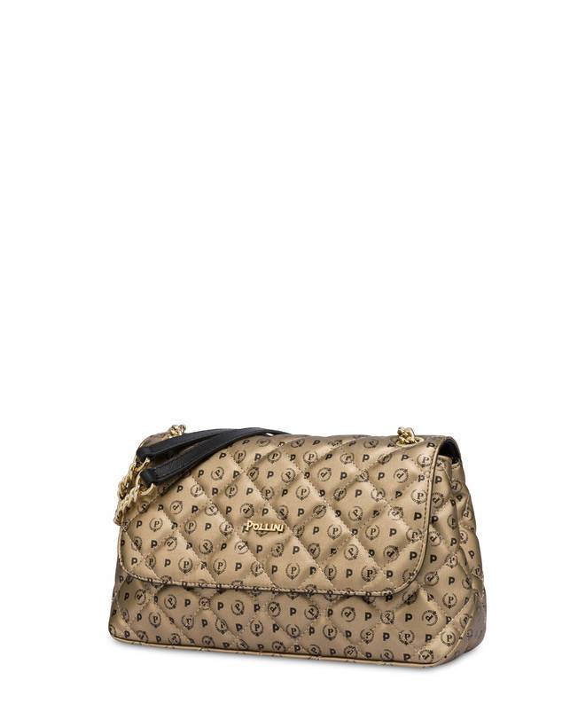 Pollini Borsa A Spalla Heritage Matelassé Oro/nero Officina