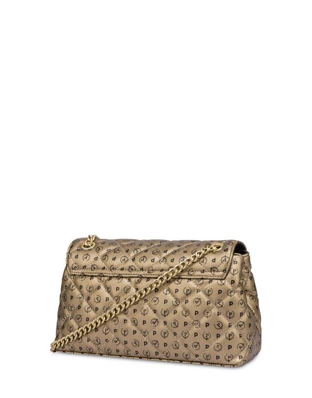 Pollini Borsa A Spalla Heritage Matelassé Oro/nero Officina