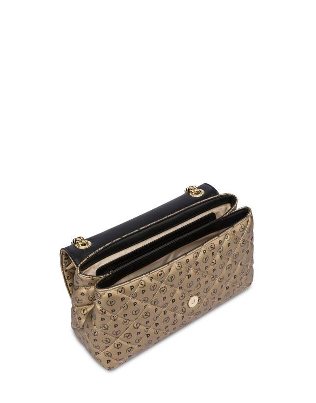 Pollini Borsa A Spalla Heritage Matelassé Oro/nero Officina