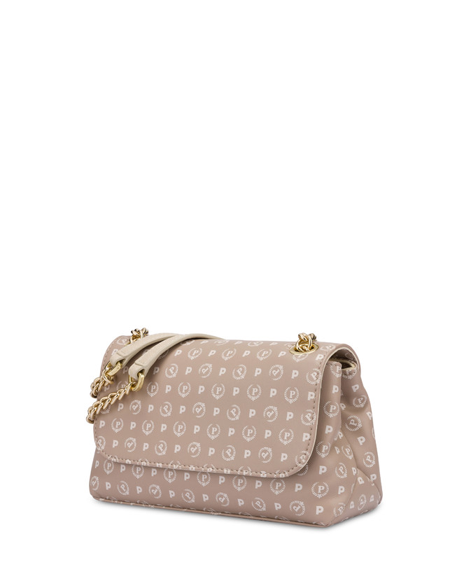 Pollini Borsa A Spalla Heritage Soft Touch Beige/avorio Esporta salva