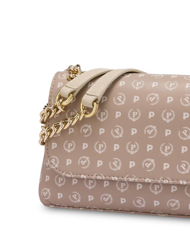 Pollini Borsa A Spalla Heritage Soft Touch Beige/avorio Esporta salva