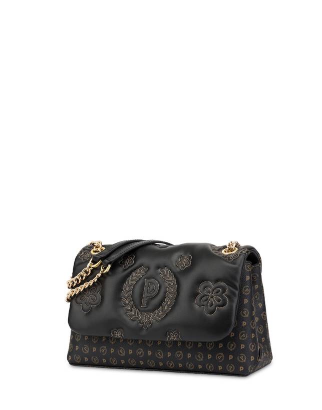 Pollini Borsa A Spalla Puffy Heritage Nero/nero/nero Duty-free