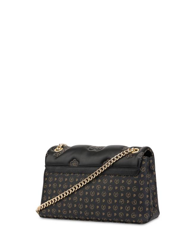 Pollini Borsa A Spalla Puffy Heritage Nero/nero/nero Duty-free