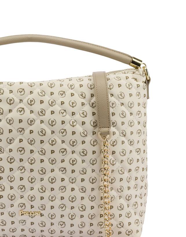 Pollini Borsa Hobo Heritage Matelassé Avorio/avorio 2025