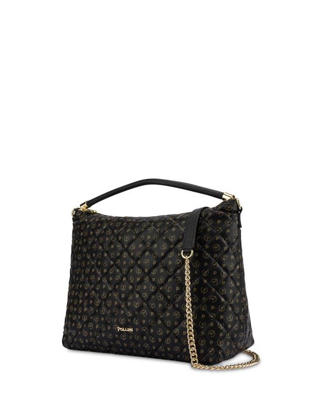 Pollini Borsa Hobo Heritage Matelassé Nero/nero Italy