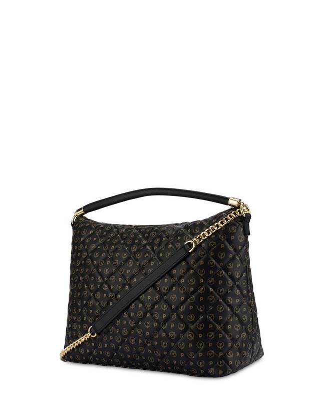 Pollini Borsa Hobo Heritage Matelassé Nero/nero Italy