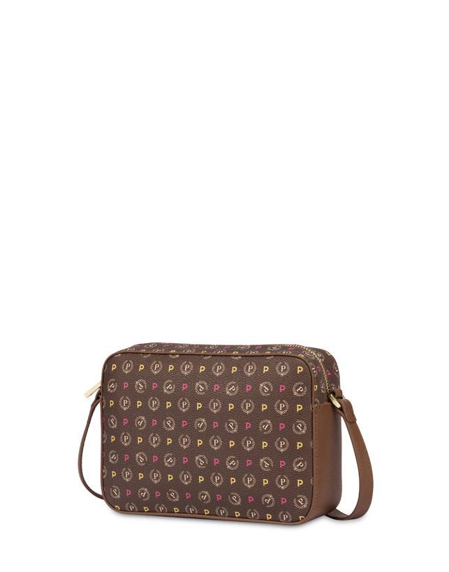 Pollini Borsa A Tracolla Heritage Logo Classic Multicolor/marrone Promozione Limitata