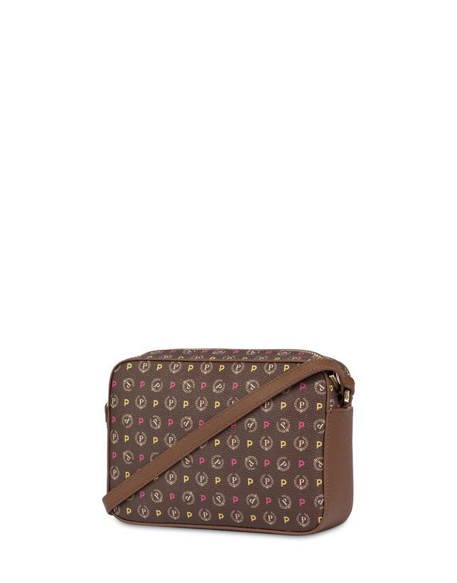 Pollini Borsa A Tracolla Heritage Logo Classic Multicolor/marrone Promozione Limitata