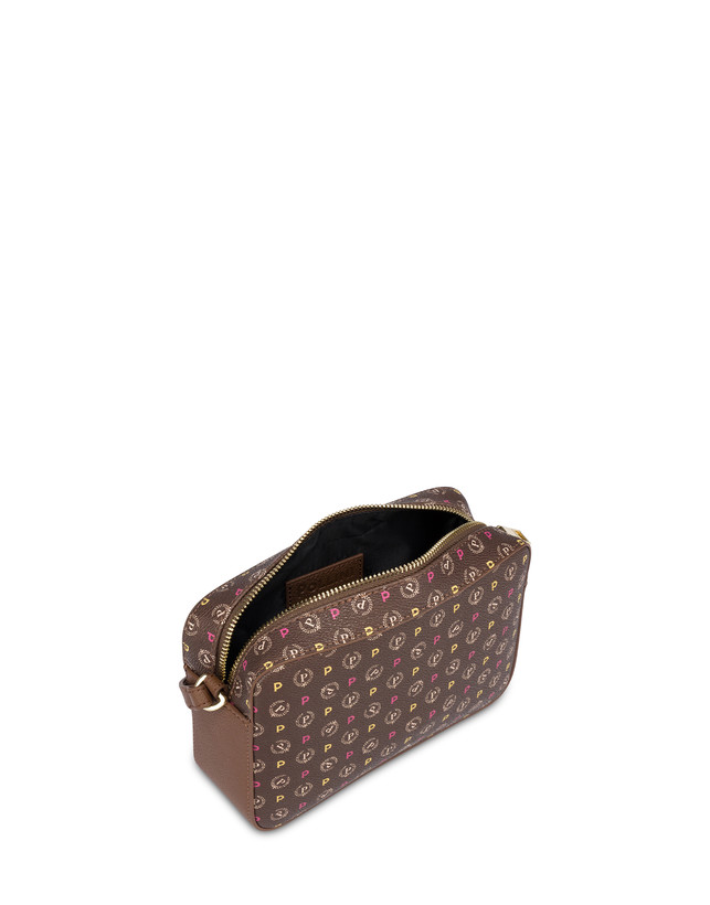 Pollini Borsa A Tracolla Heritage Logo Classic Multicolor/marrone Promozione Limitata