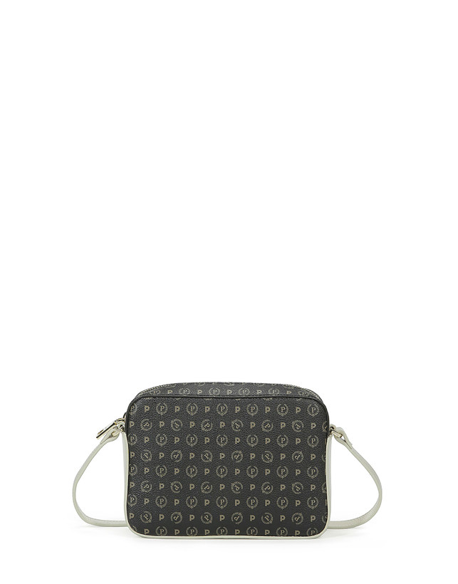 Pollini Borsa A Tracolla Heritage Logo Classic Nero/avorio Fino Al -60%