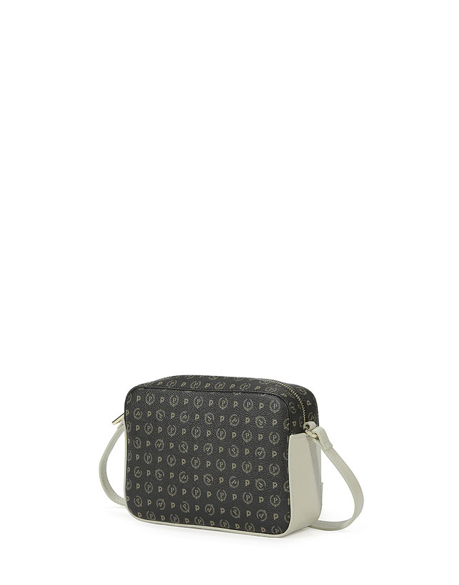 Pollini Borsa A Tracolla Heritage Logo Classic Nero/avorio Fino Al -60%