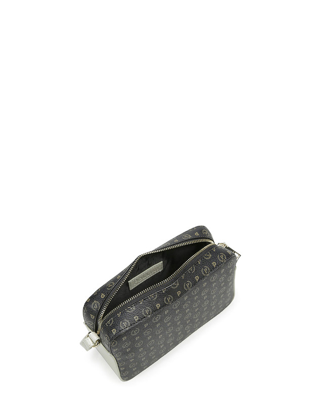 Pollini Borsa A Tracolla Heritage Logo Classic Nero/avorio Fino Al -60%