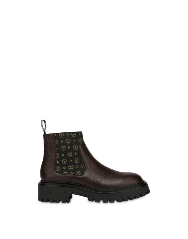 Pollini Beatles In Vitello Logo Heritage Nero/t.moro Convenienza