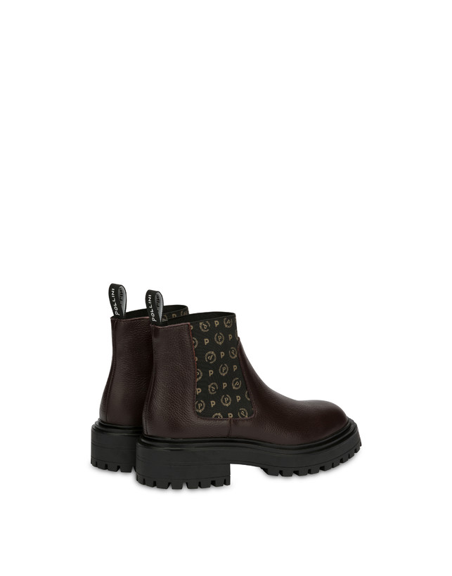 Pollini Beatles In Vitello Logo Heritage Nero/t.moro Convenienza