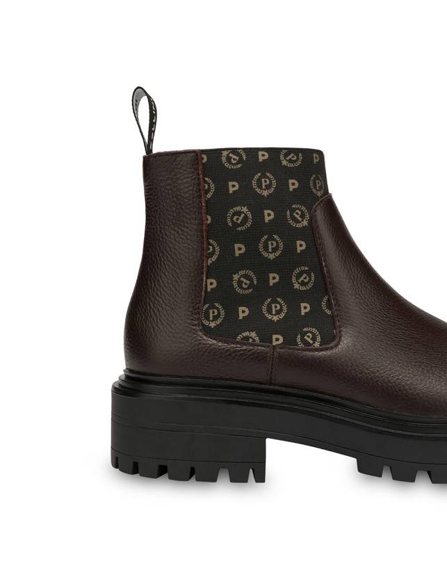 Pollini Beatles In Vitello Logo Heritage Nero/t.moro Convenienza