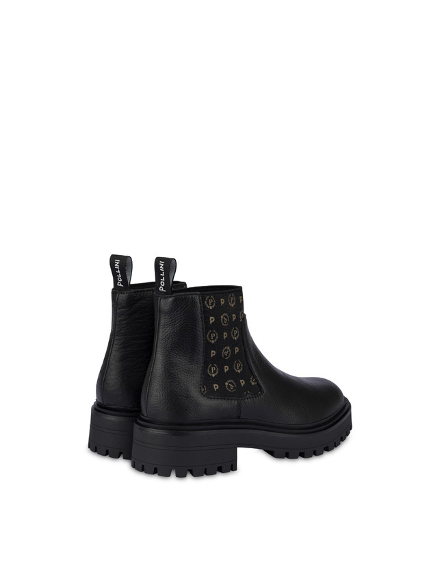 Pollini Beatles In Vitello Logo Heritage Nero/nero Novità