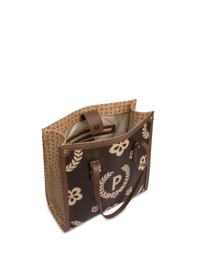 Pollini Tote Bag Day-si! Heritage Crema/marrone/marrone Online